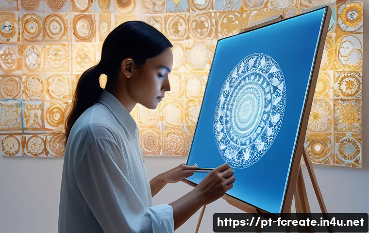 디지털 아티스트의 작품 분석 AI - **AI as a Creative Partner in a Portuguese Atelier**
"A talented digital artist, a woman of dive...